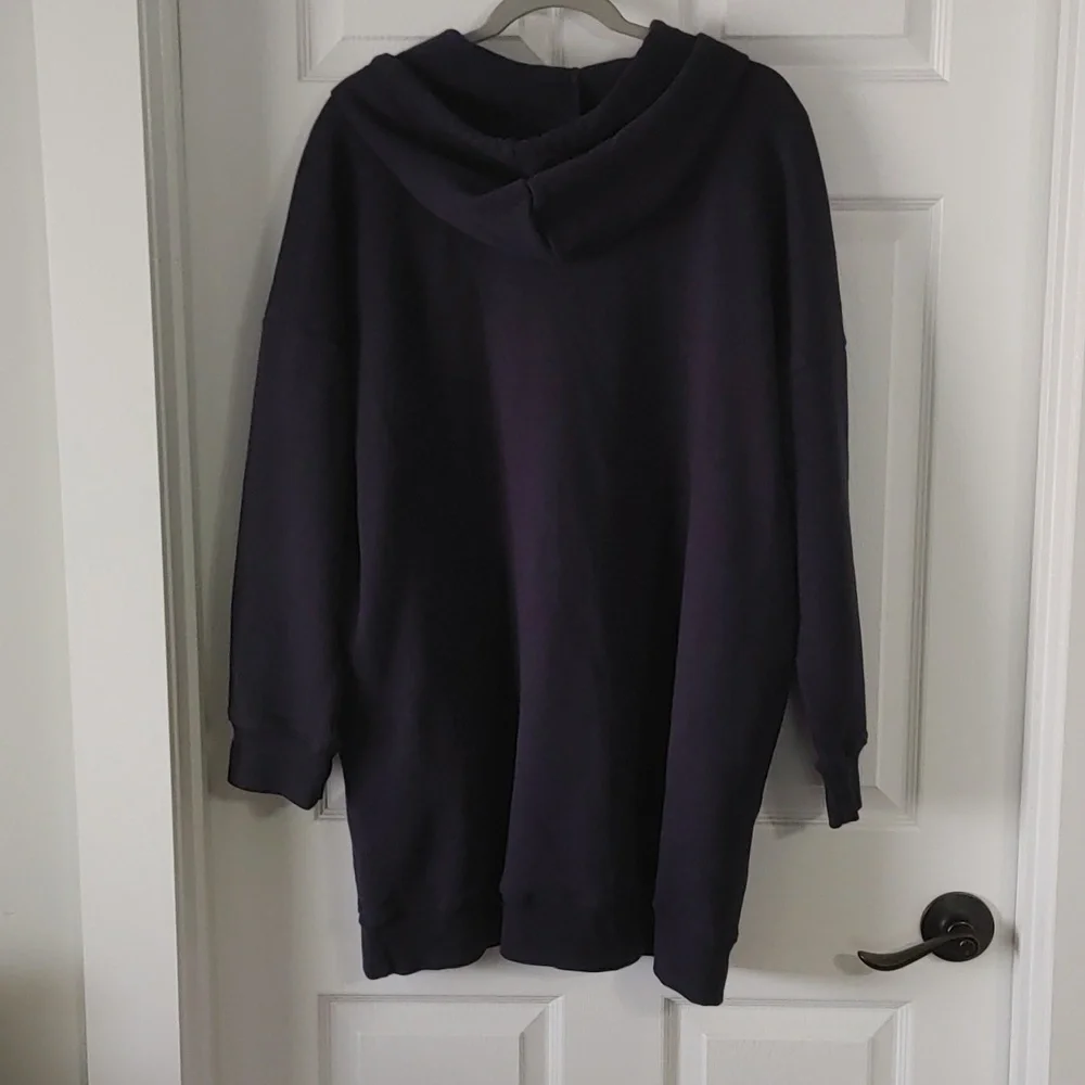 Oversized Hoodie Tunic Style Women's 1XL Casual Plus Size Soft & Comfy Like New